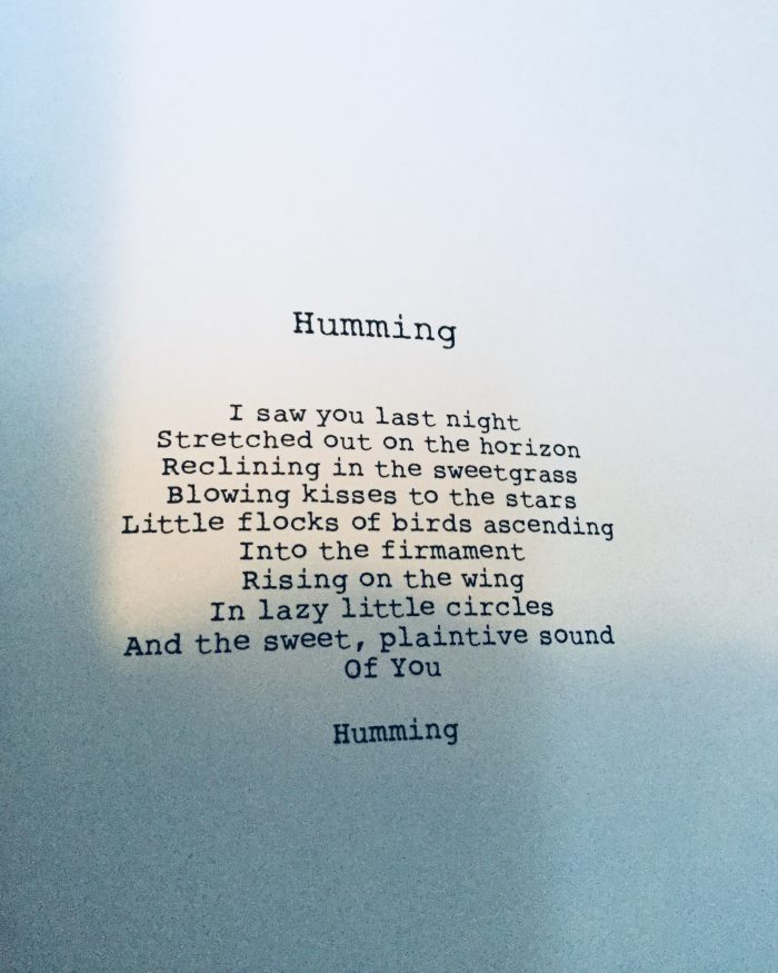 The Hum of the Creating Heart