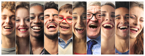 Laughing people