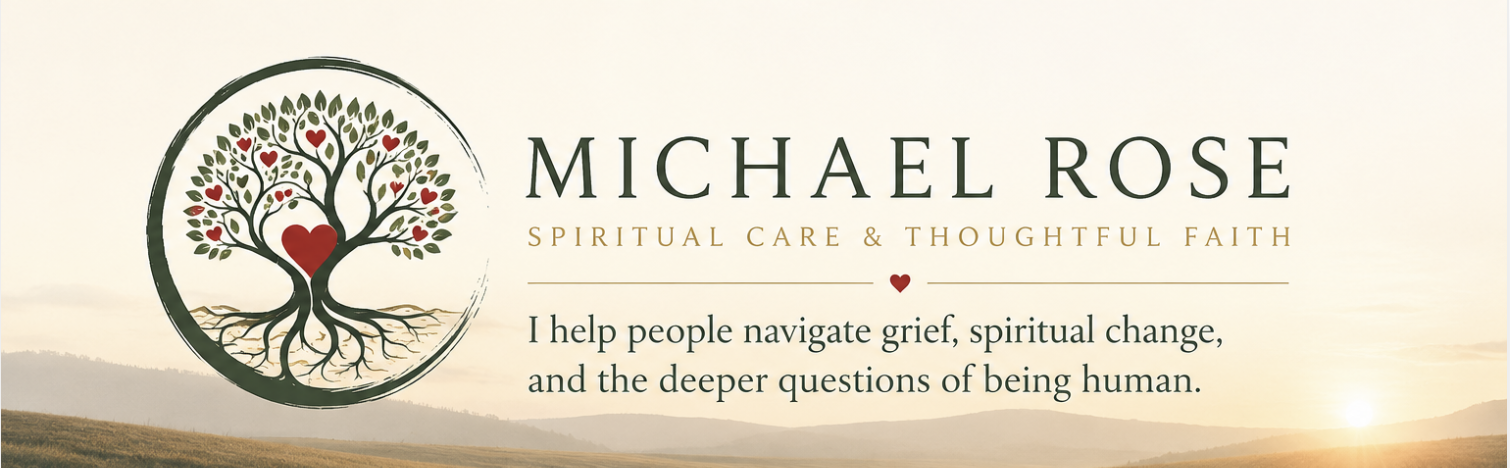 Helping people navigate grief, spiritual change, and the deeper questions of being human.
